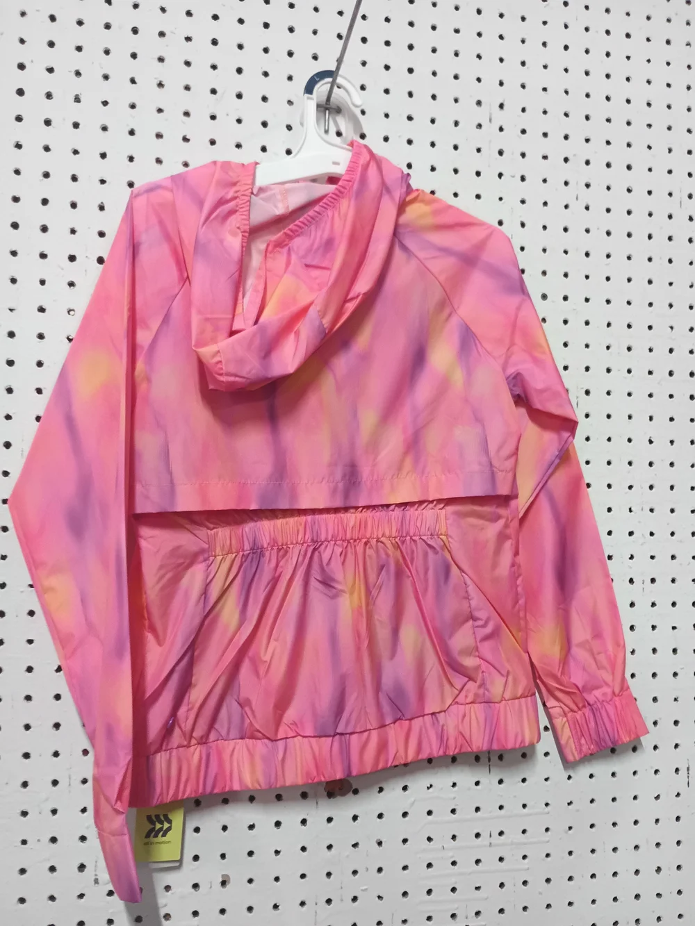 all in motion Pink & Purple Tie-Dye Hooded Jacket